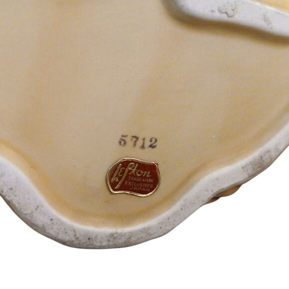 Vintage Lefton #5712 Get Well Ceramic Hound Dog Planter Gift 6"Lx5"Tx4"W - Picture 11 of 11